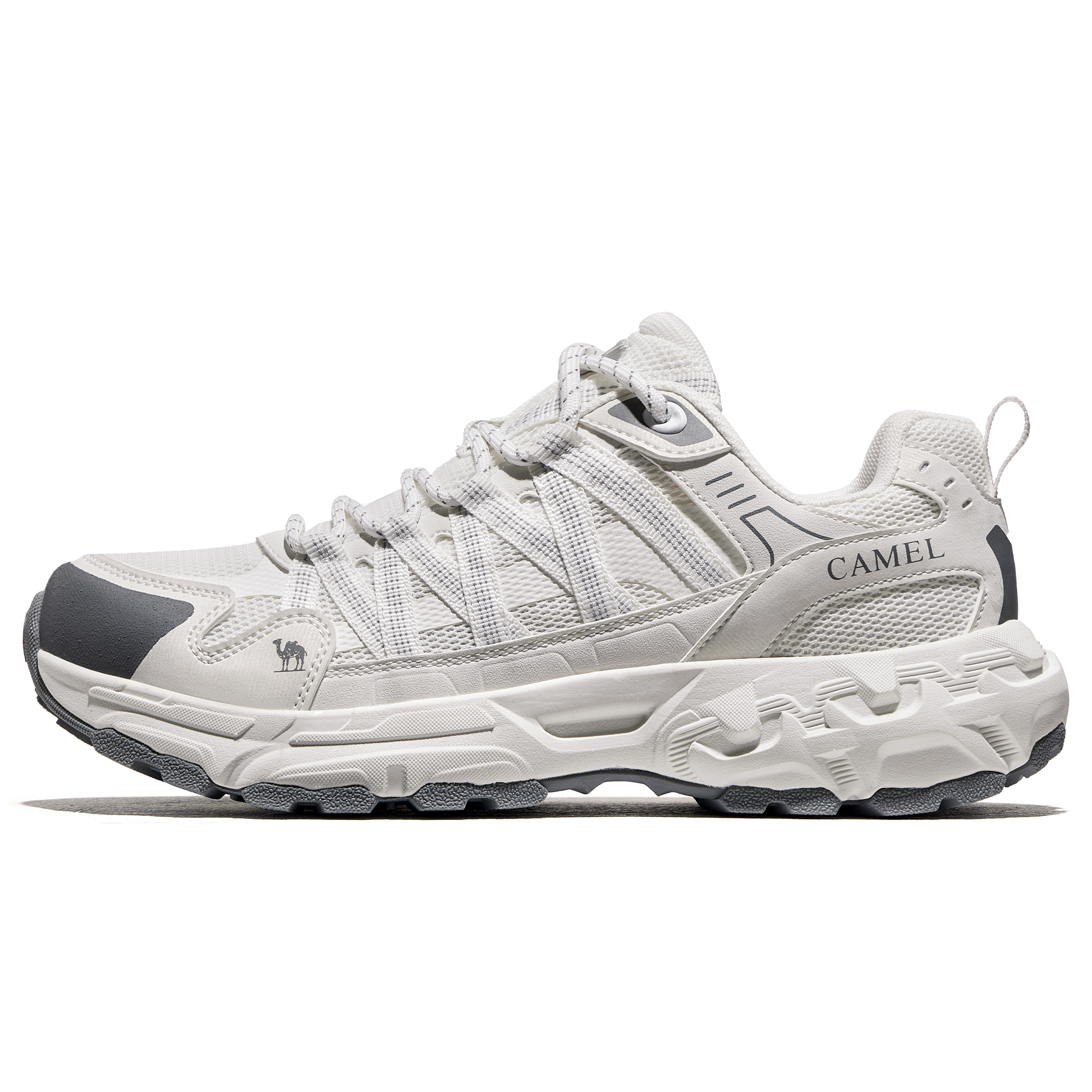 

Женские низкие походные кроссовки CAMEL, белый/серый