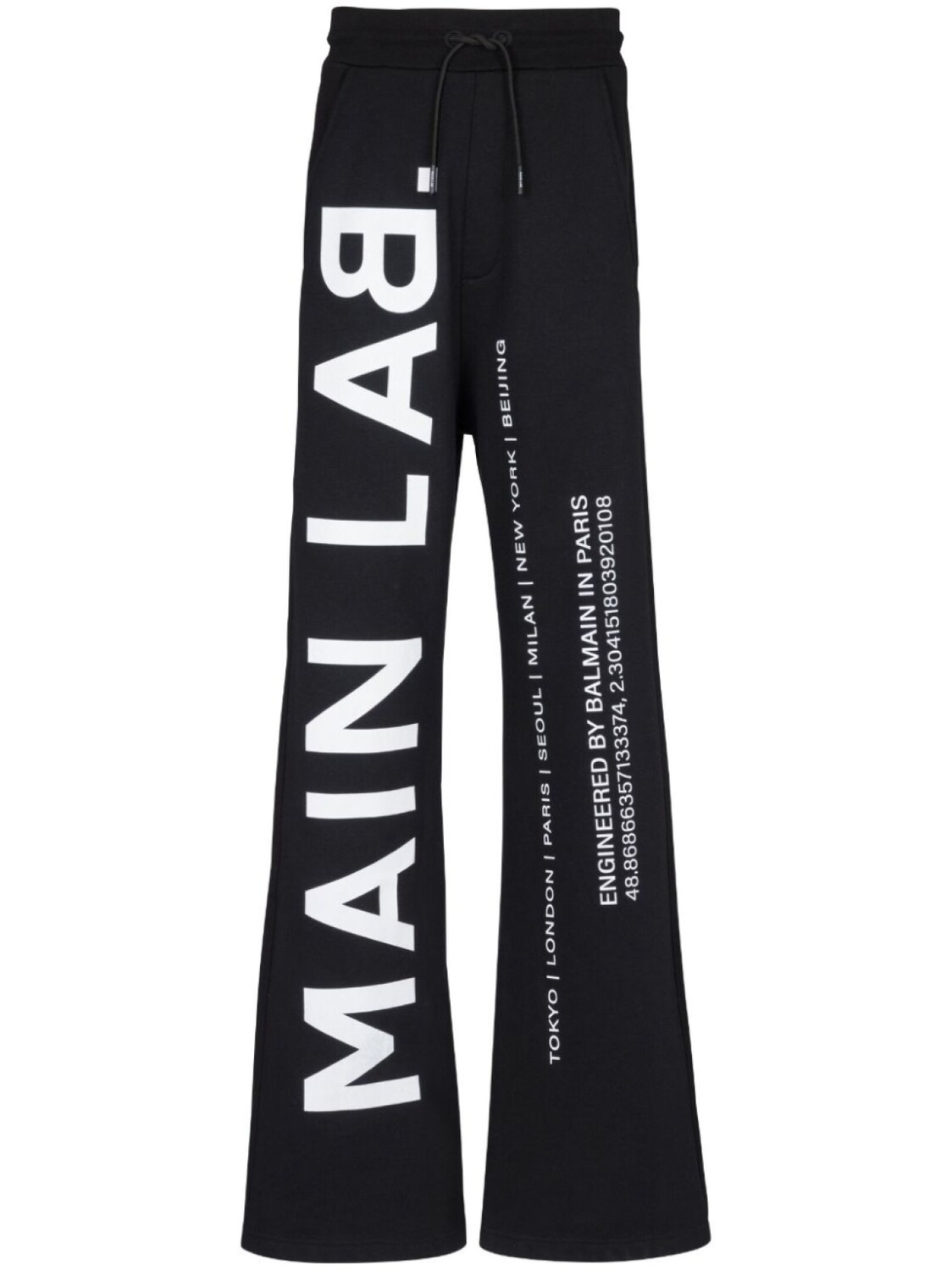 

Balmain спортивные брюки Main Lab, черный