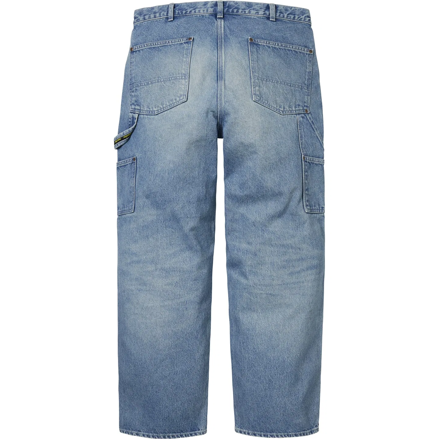 Карго брюки Supreme Worn Double Knee Painter Pan Light Blue