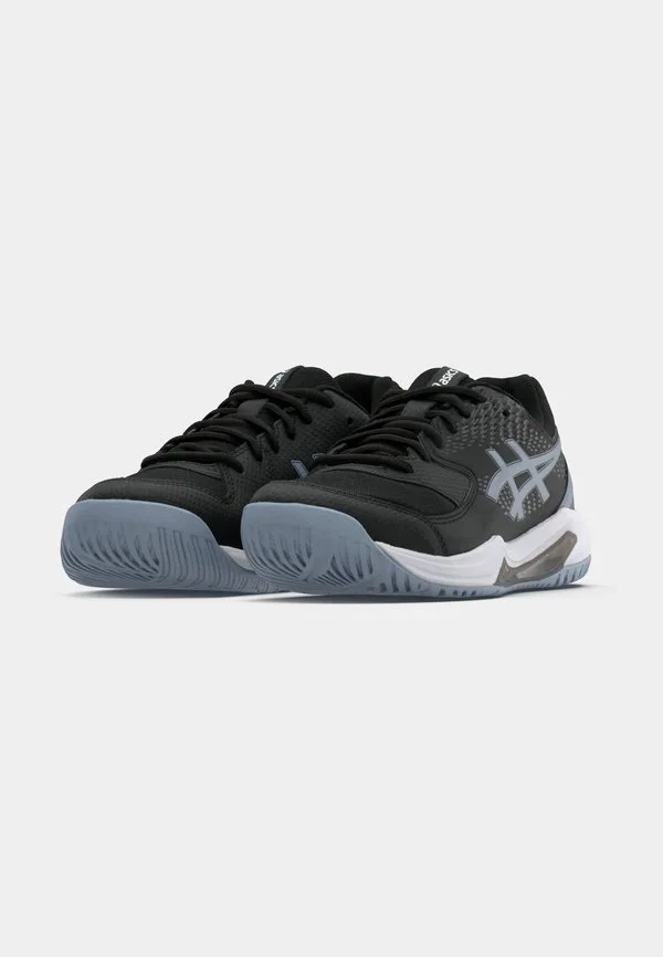 Специальные теннисные кроссовки gel 8 для всех типов покрытий Asics, Black/Grey Blue — фото 3