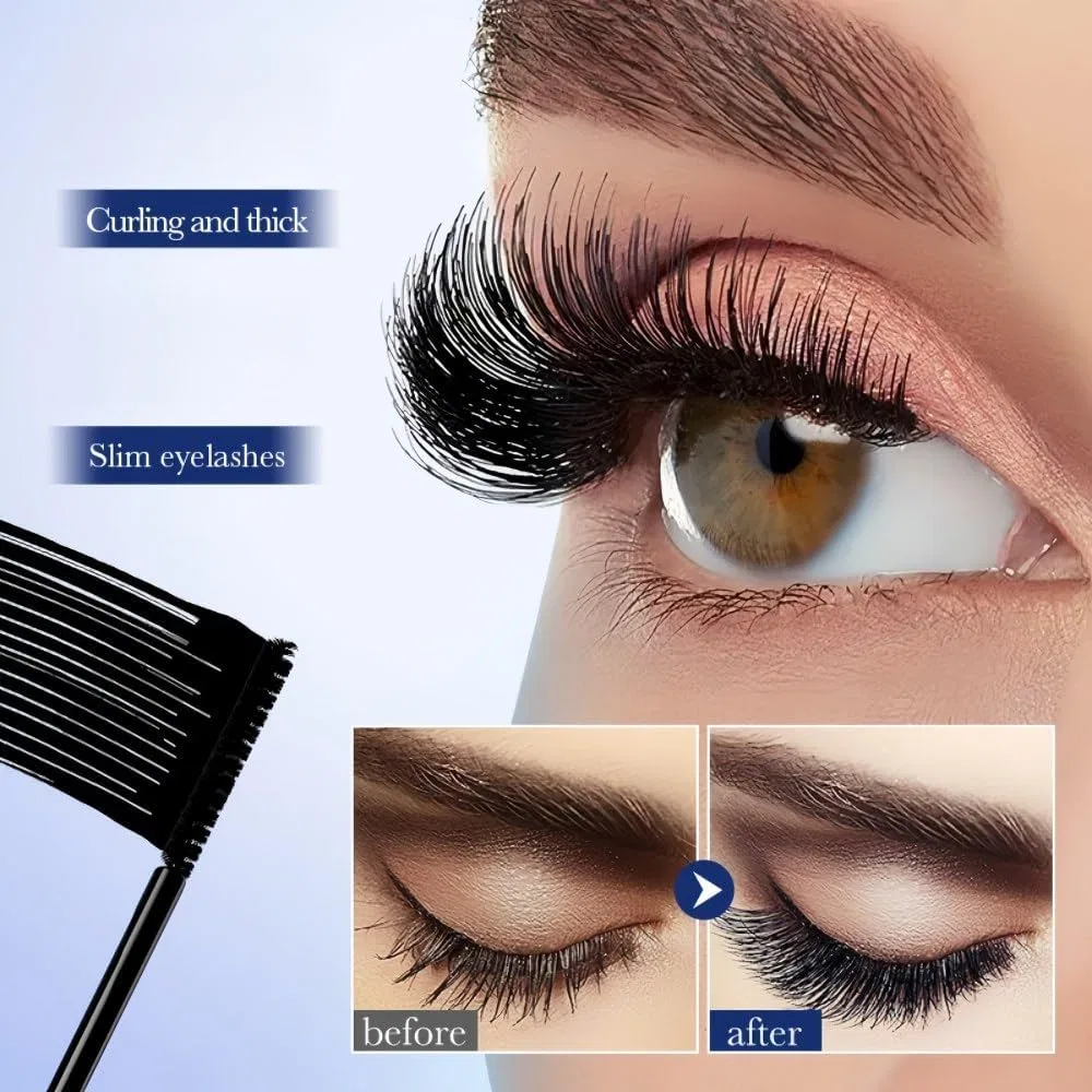 Тушь для ресниц с маленькой кисточкой Mzkv, черная — фото 3