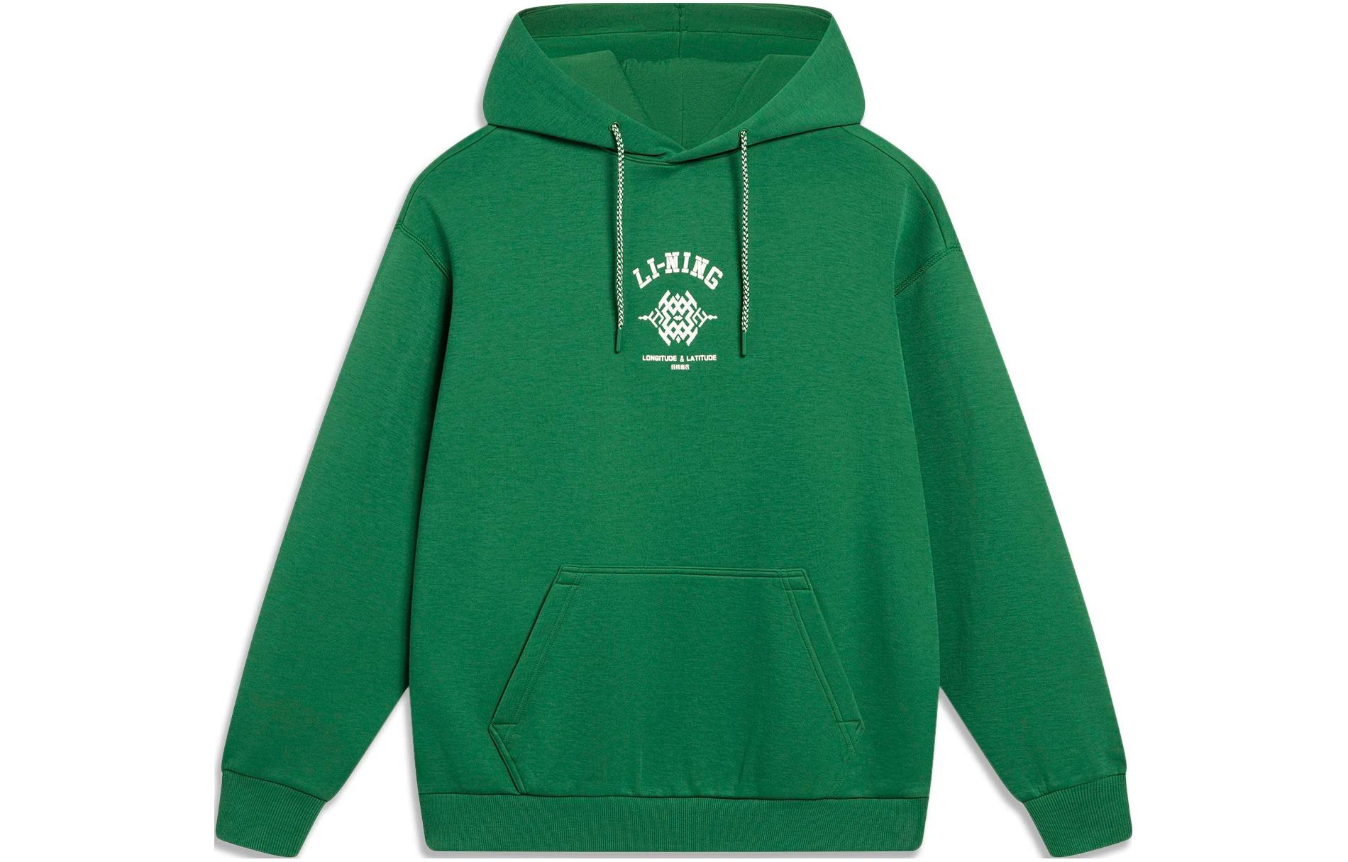 

Мужская толстовка LiNing Sports Life Collection Cool Pine Green