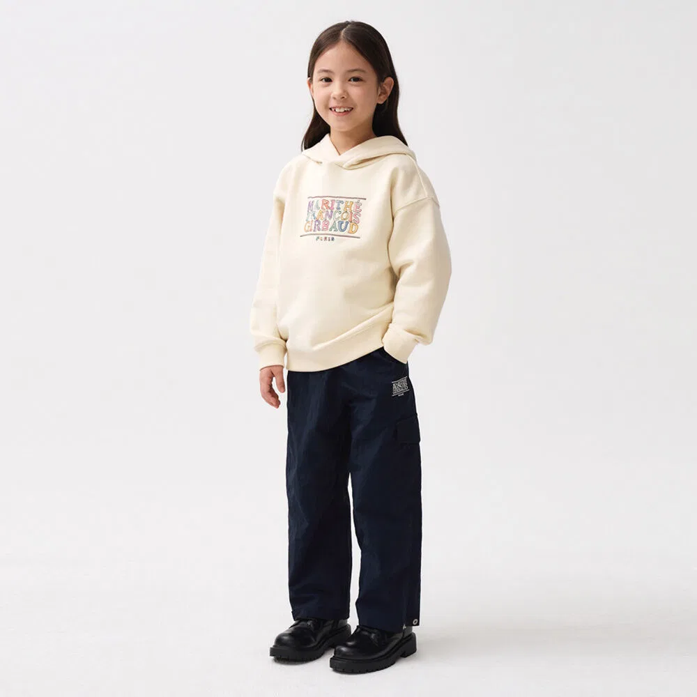 Детские нейлоновые брюки карго тёмно-синие от Marithé Kids