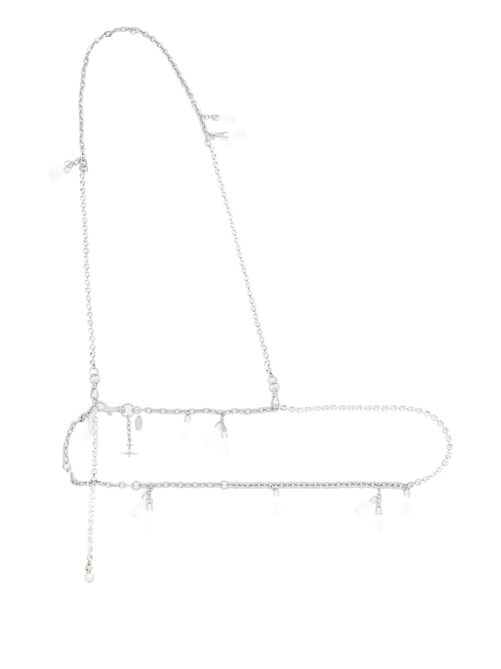 

Ремень с цепочкой Vivienne Westwood, серый