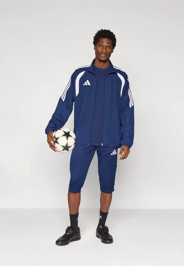 Тренировочные брюки tiro26 для лиги, спортивные брюки 3/4 Adidas Performance, Team Navy Blue/White — фото 2