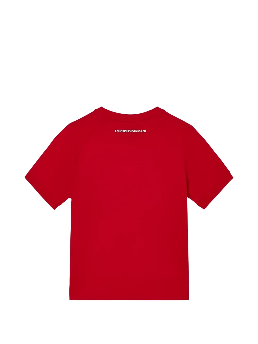 Футболка с графическим принтом, посвященная Китайскому Новому году Emporio Armani Kids, красный — фото 2