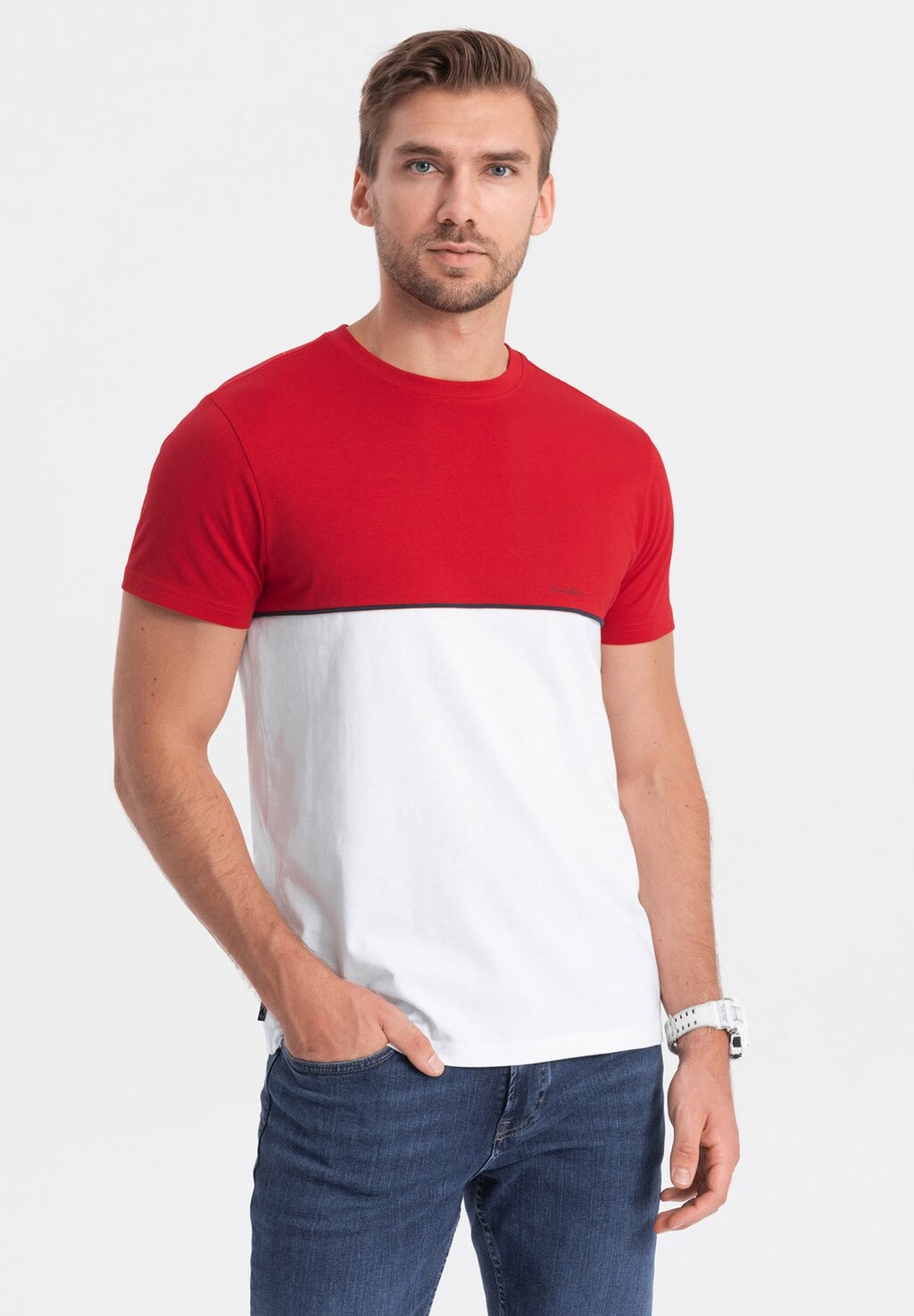

Футболка с принтом Ombre, цвет red