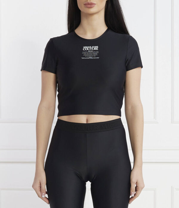 

Футболки Cropped fit Versace Jeans Couture, черный