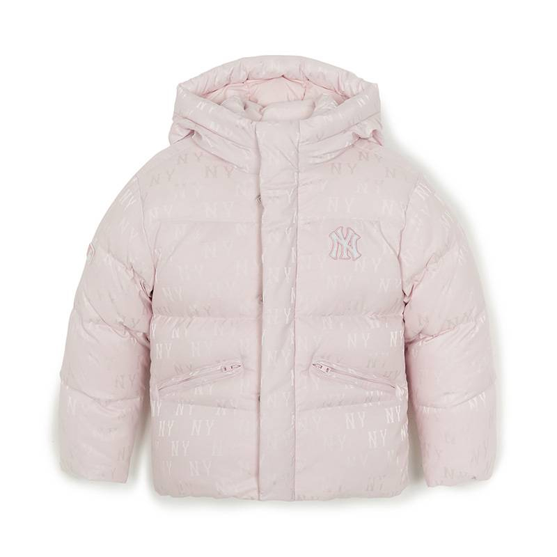 

пуховик fw/aw25 kids' MLB KIDS, светло-розовый