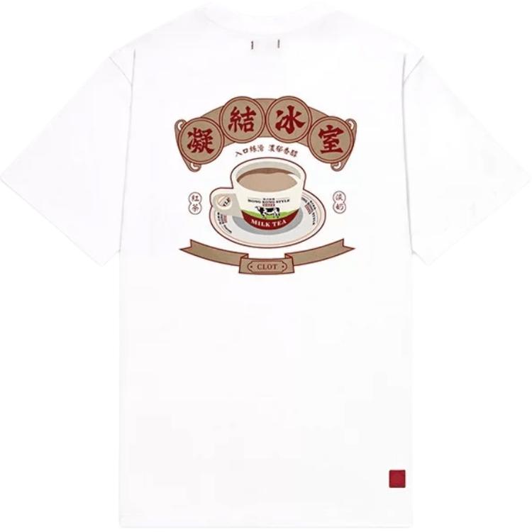 

CLOT Футболка Unisex White из ограниченной серии Congealed Ice Room Shanghai