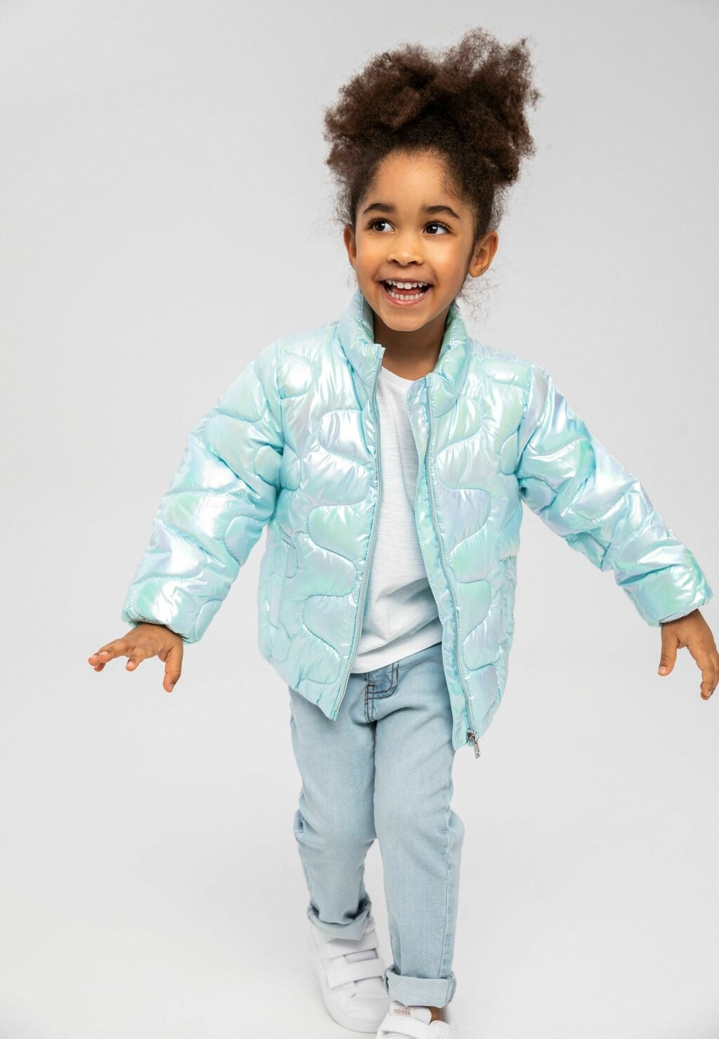 

Куртка демисезонная SHINY PUFFER MINOTI, цвет light blue