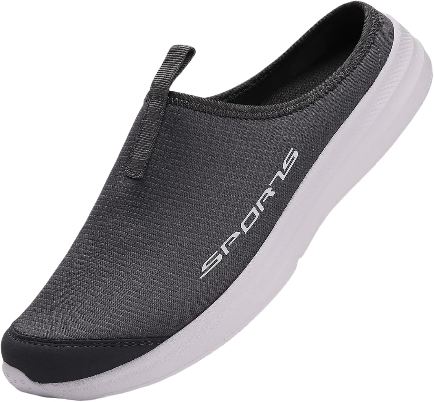 

Мужские удобные тапочки с противоскользящей подошвой, дышащие и быстро сохнущие пляжные водные туфли для активного отдыха на природе Hhhchpm, темно-серый