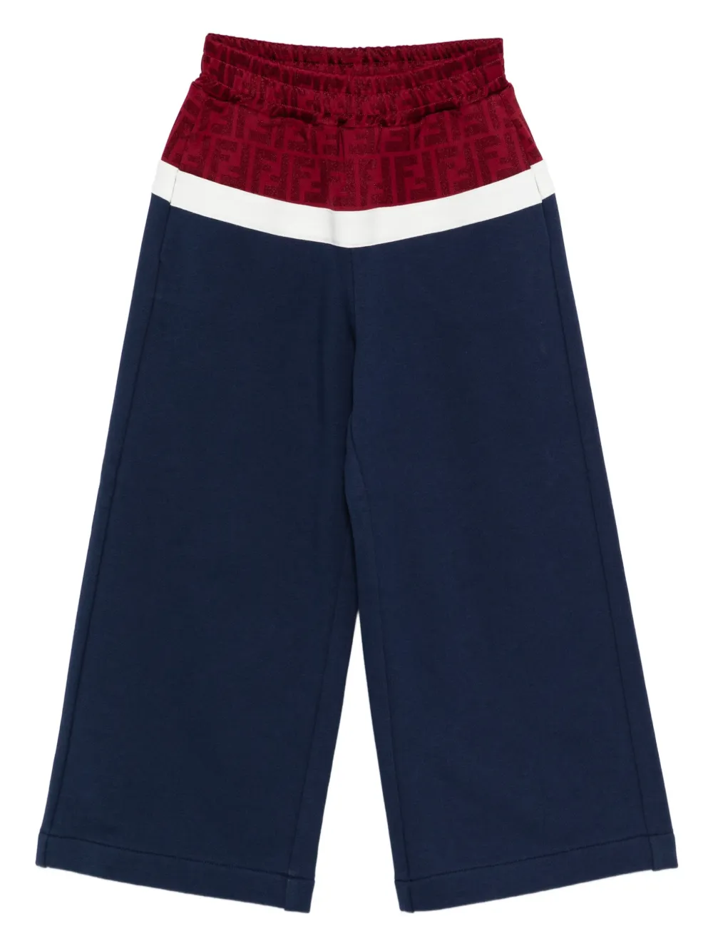 

Брюки с логотипом FF FENDI KIDS, синий