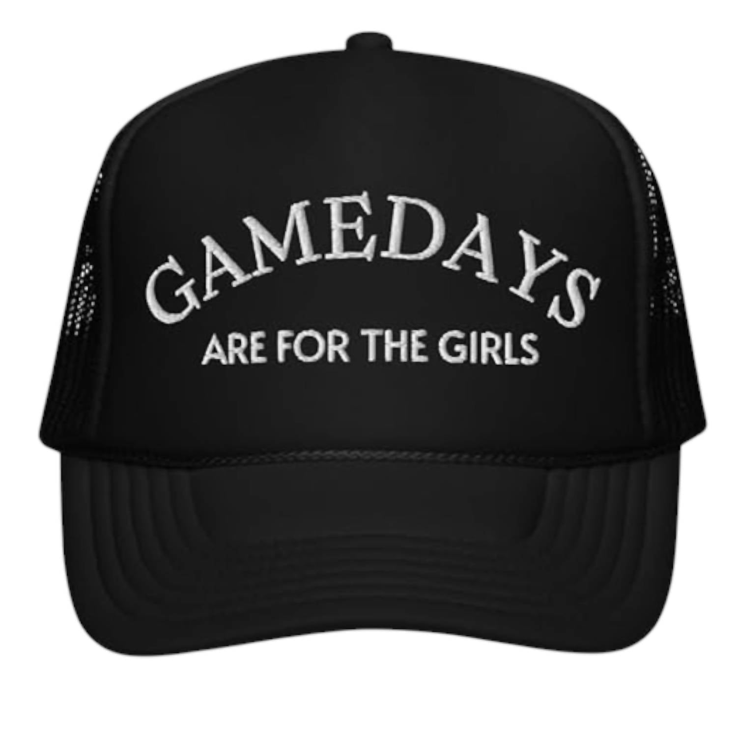 

Женские игровые дни для девочек. Кепка дальнобойщика черного цвета FRIDAY + SATURDAY