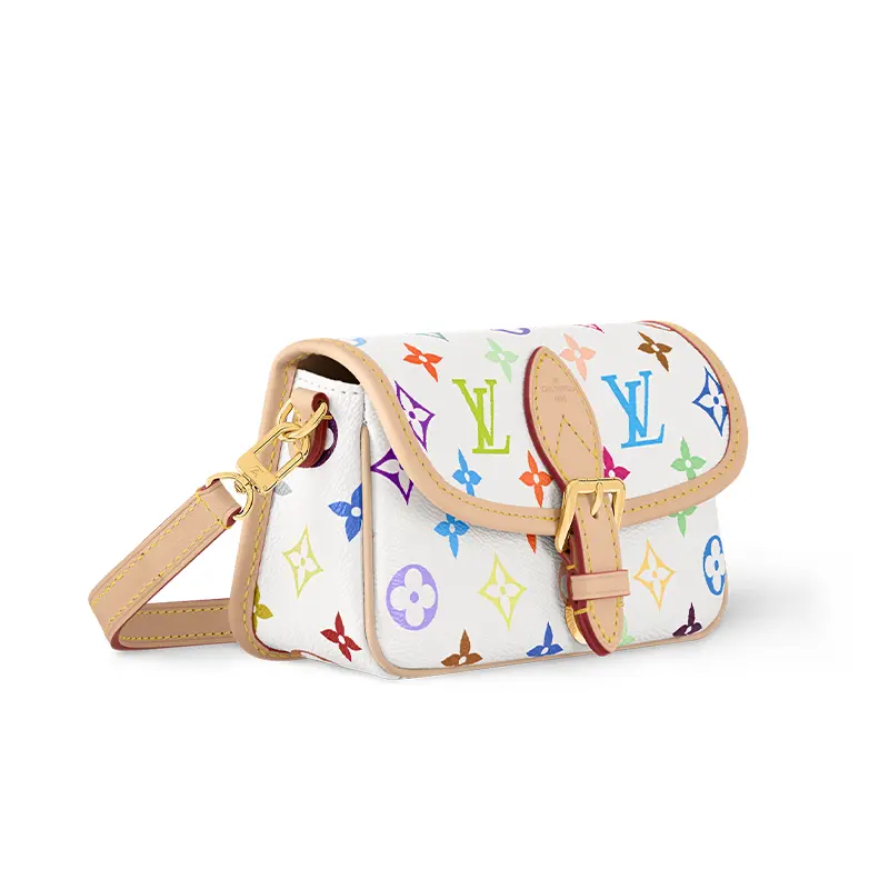 LOUIS VUITTON Мультицветный белый нано Диана Такаси Мураками — фото 2