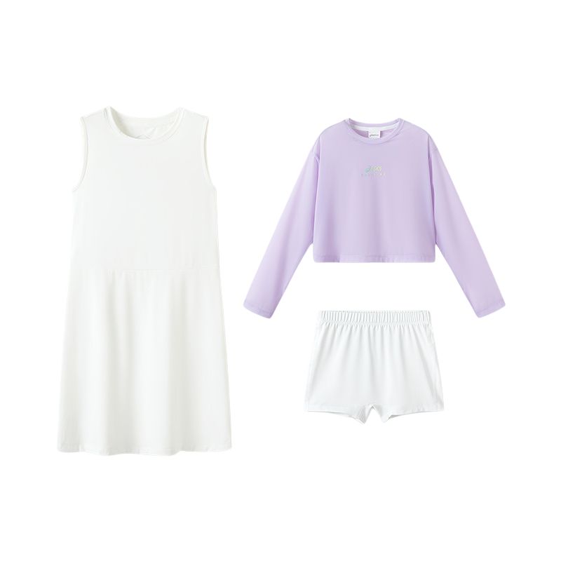 

Детский спортивный комплект с юбкой для детей 3-7 лет SS25 6000 ASICS, фиолетовый