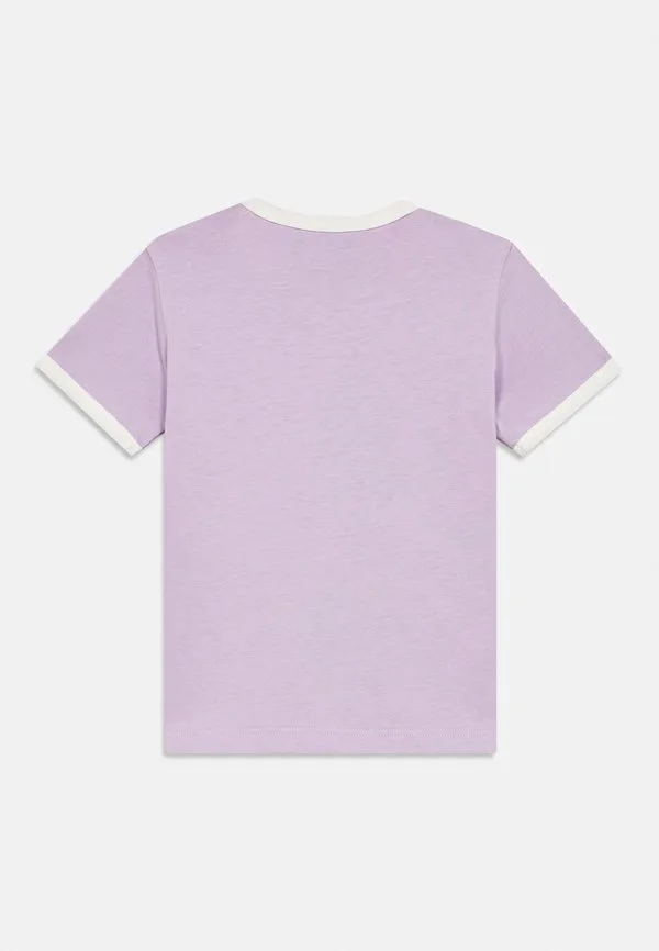 Футболка унисекс с принтом contrasto medusa varsity Versace, Lilac Snow/Bianco — фото 2