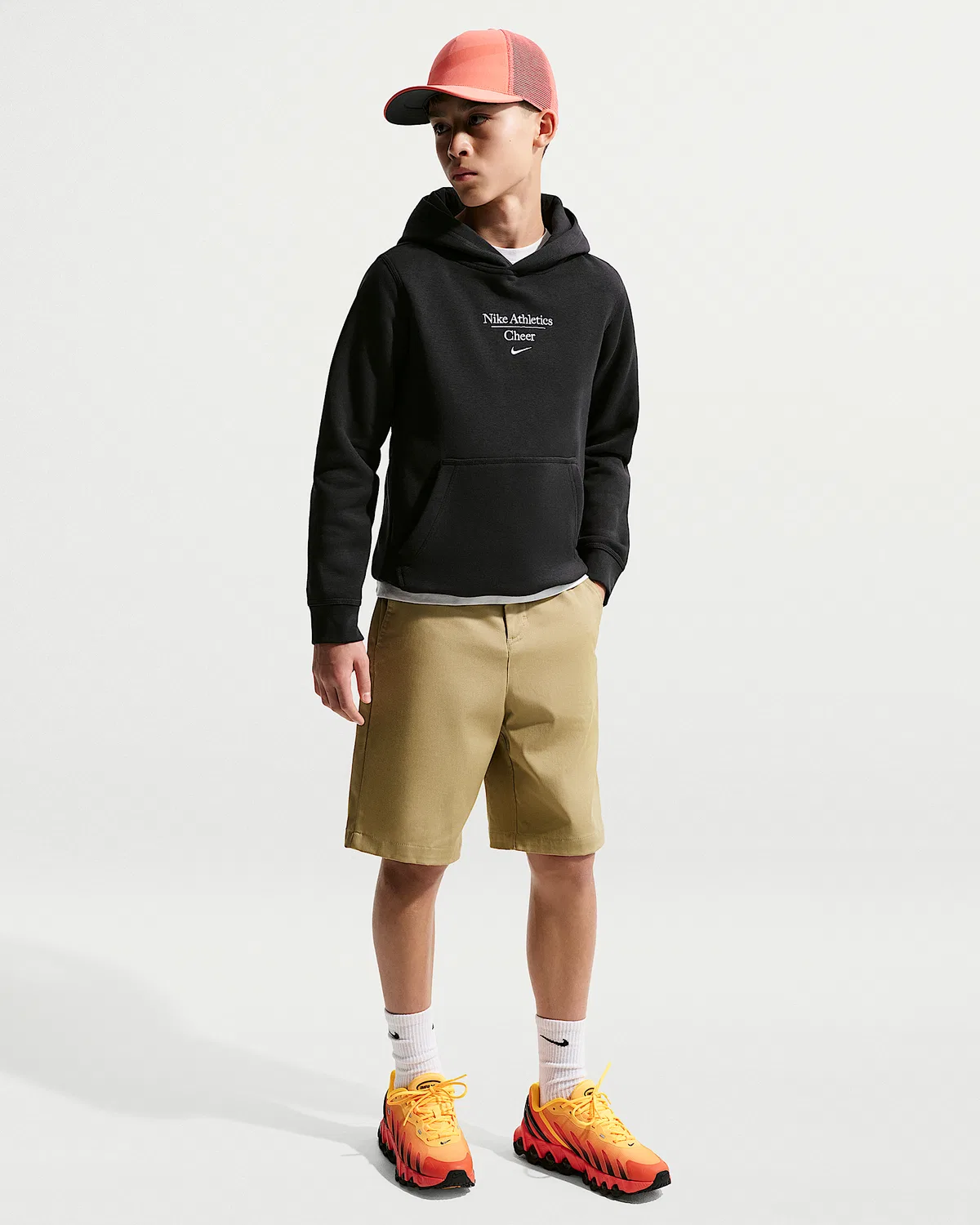 Детская толстовка Nike Cheer Pullover Hoodie, Black — фото 4