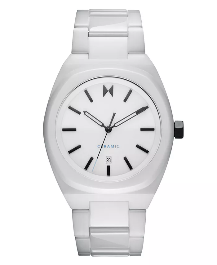 

Мужские часы Odyssey II с белым керамическим браслетом, 40 мм MVMT