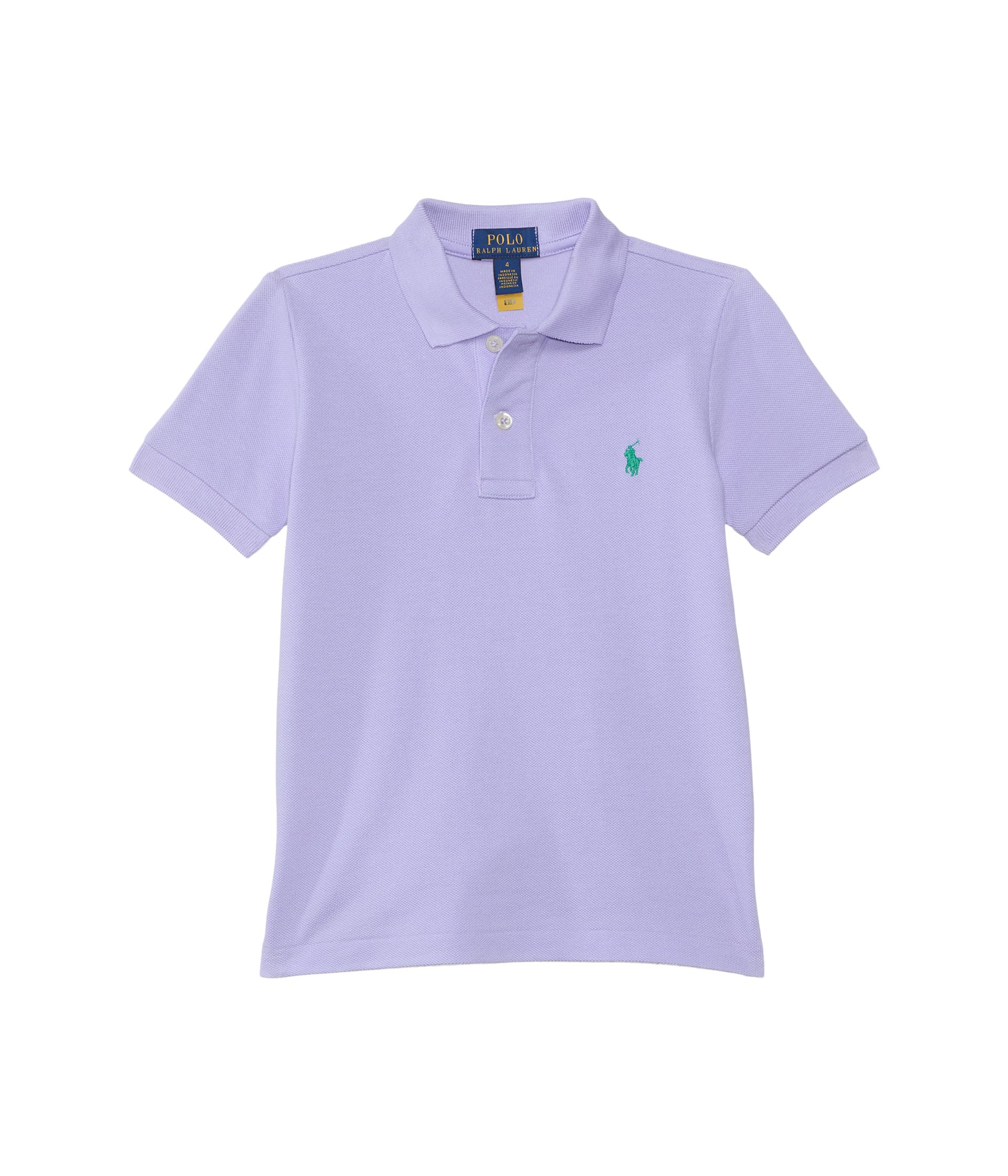 

Поло Polo Ralph Lauren Kids The Iconic Mesh Polo Shirt, цвет Sky Lavender/C6122