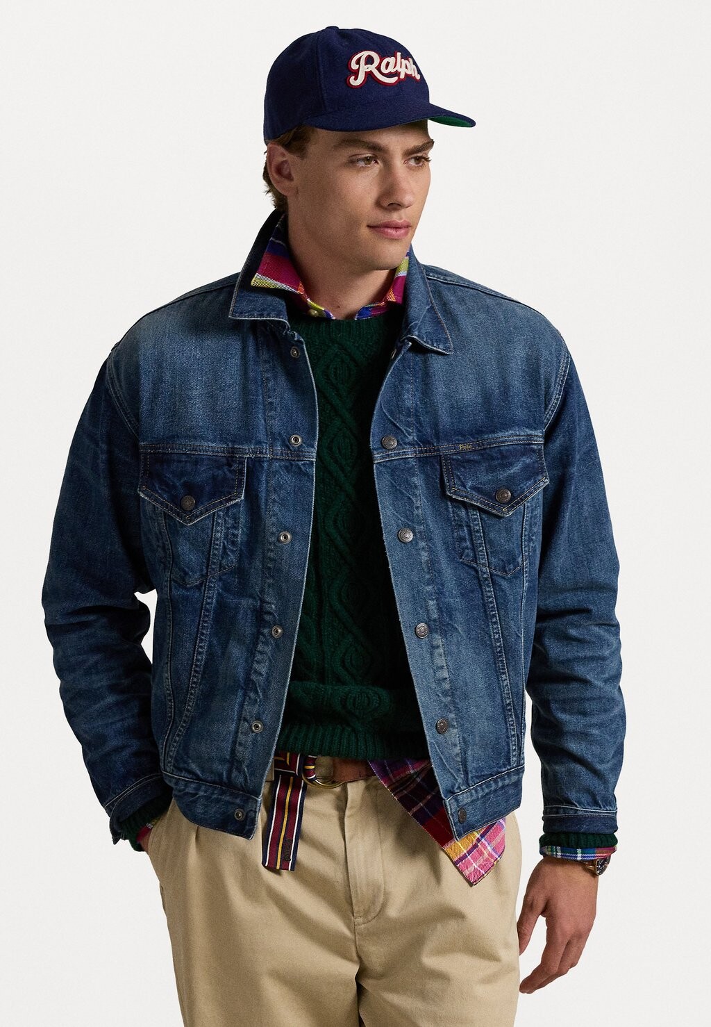 

Джинсовая куртка RELAXED DENIM TRUCKER JACKET Polo Ralph Lauren, синий деним