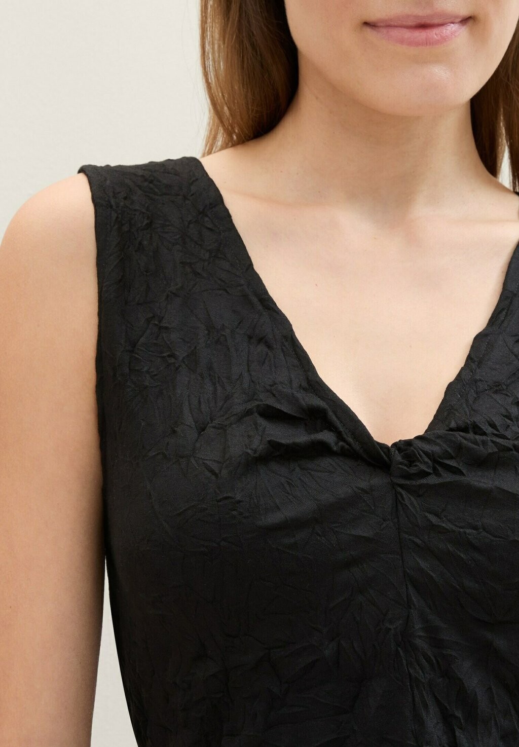 

Топ CRINKLE TOM TAILOR, черный