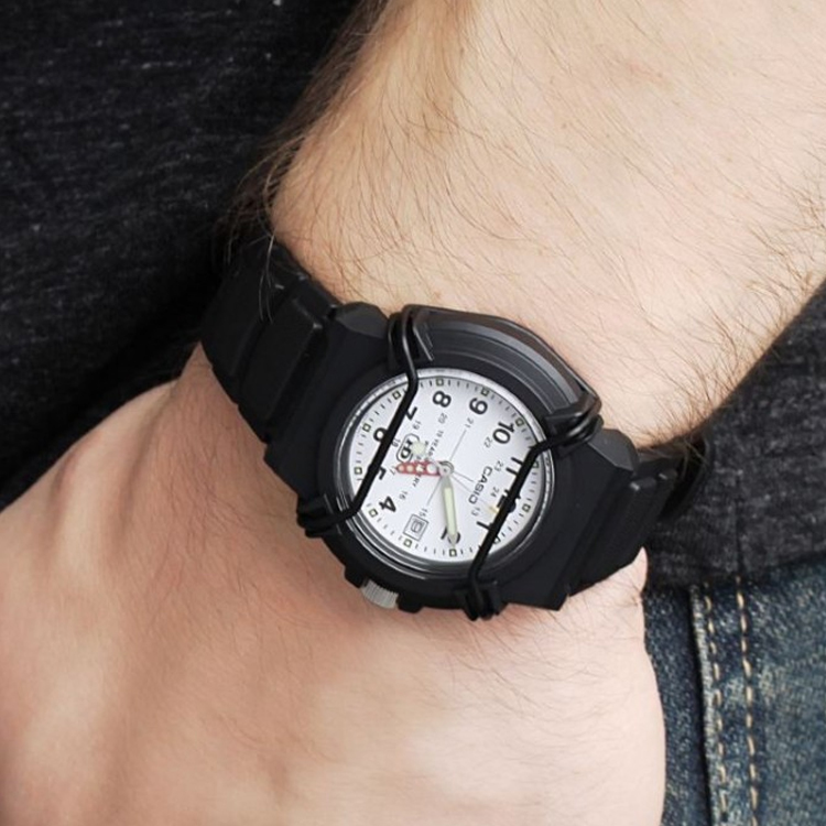 

Мужские молодежные белые часы HDA-600B-7B CASIO