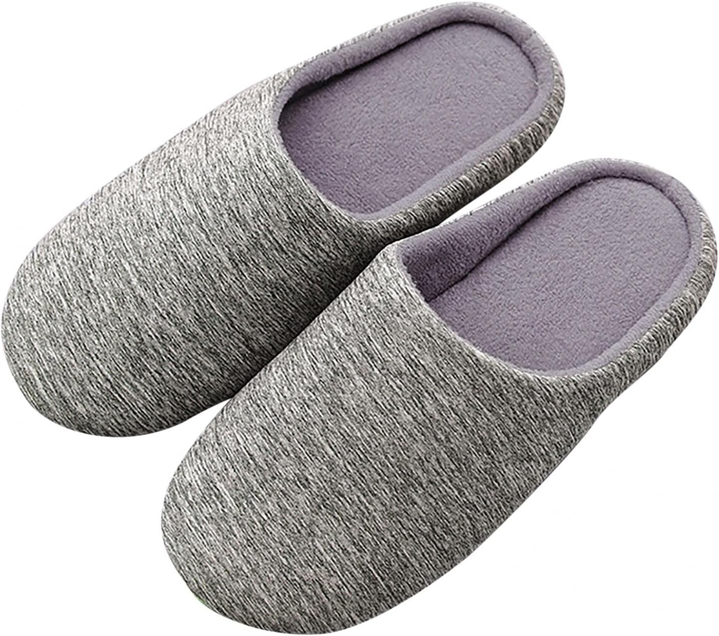 

Тапочки Hbeylia для женщин и мужчин, унисекс, мягкие и комфортные, с хлопковым матрасиком из пены с эффектом памяти, домашние тапочки, стираемые, противоскользящие, однотонные, на легкой подошве, для спальни, осень-зима, домашние тапочки для пар...