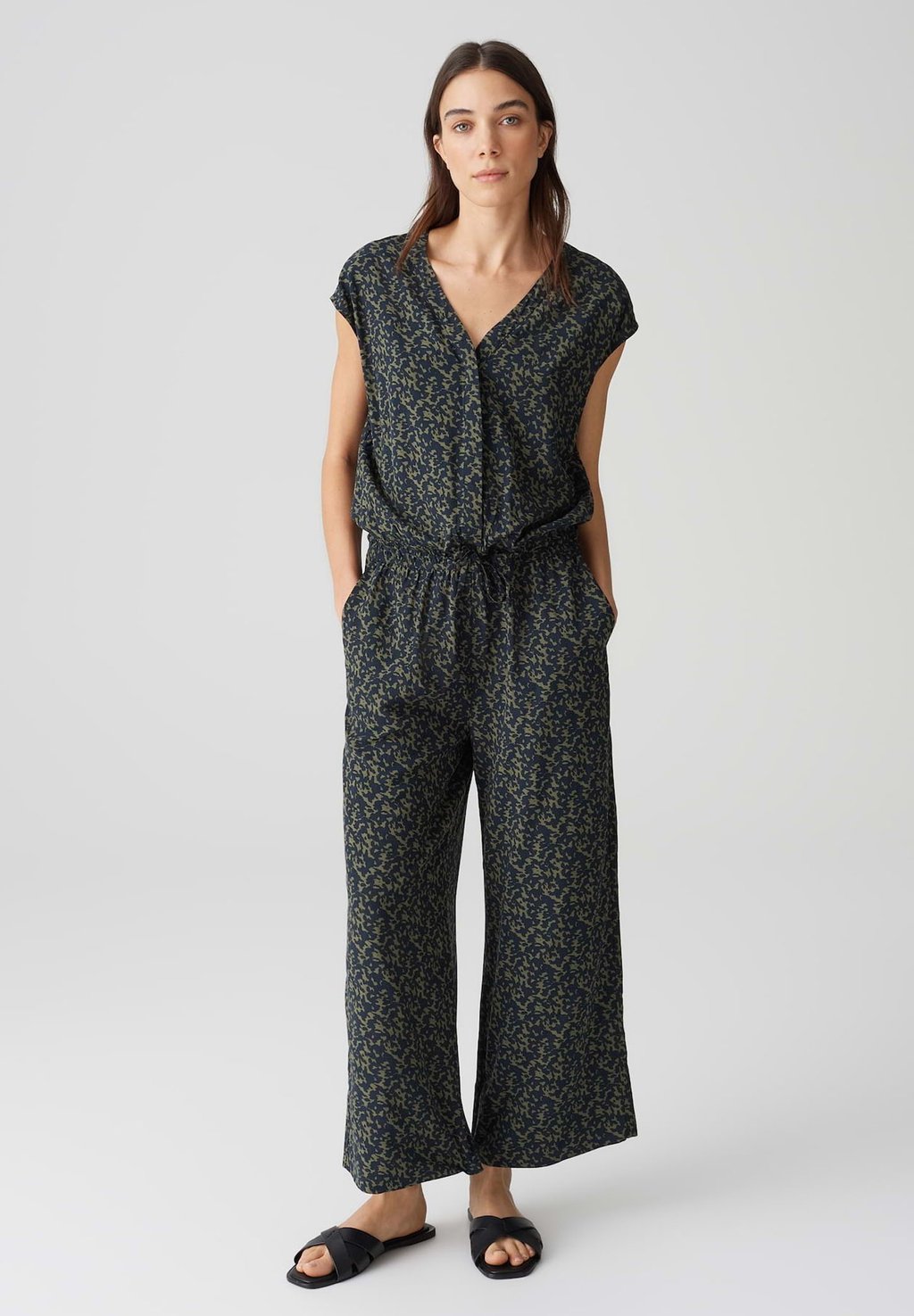

Комбинезон MID RISE CROPPED WIDE FIT PRINT OPUS, синий