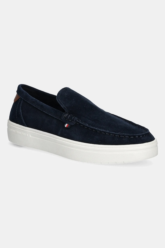 

Замшевые мокасины Modern Light Hybrid Suede Loafer Tommy Hilfiger, темно-синий