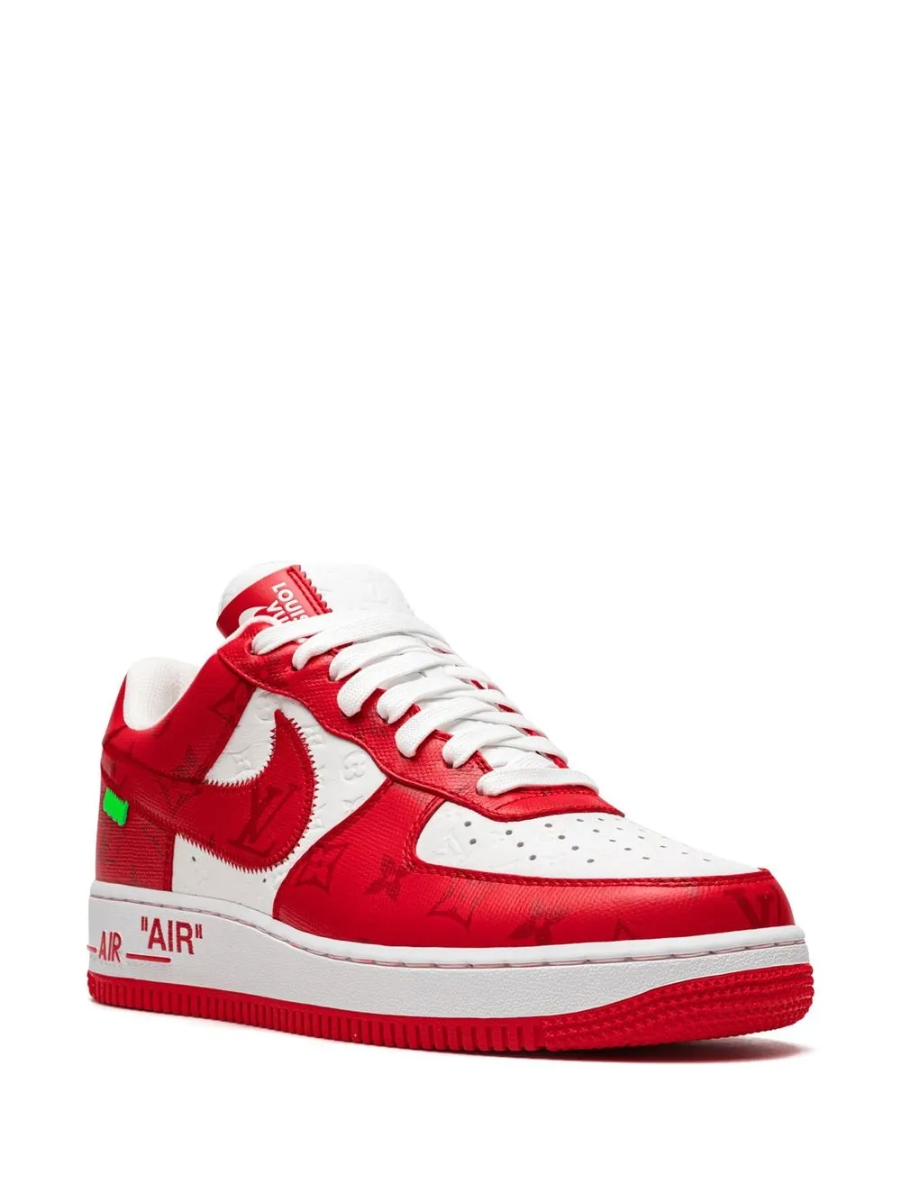 Кроссовки Air Force 1 из коллаборации с Louis Vuitton Nike, красный — фото 2