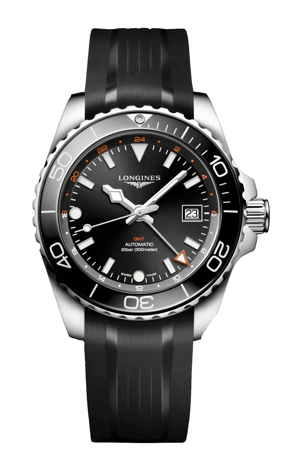HYDROCONQUEST GMT 41 мм - L3.790.4.56.9 LONGINES, золотой