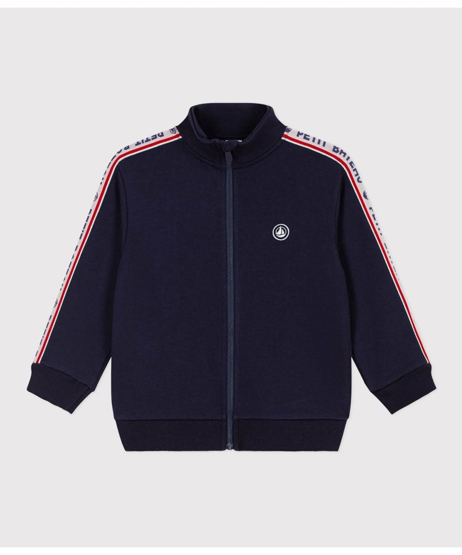 Толстовка на молнии PETIT BATEAU, Navy — фото 4