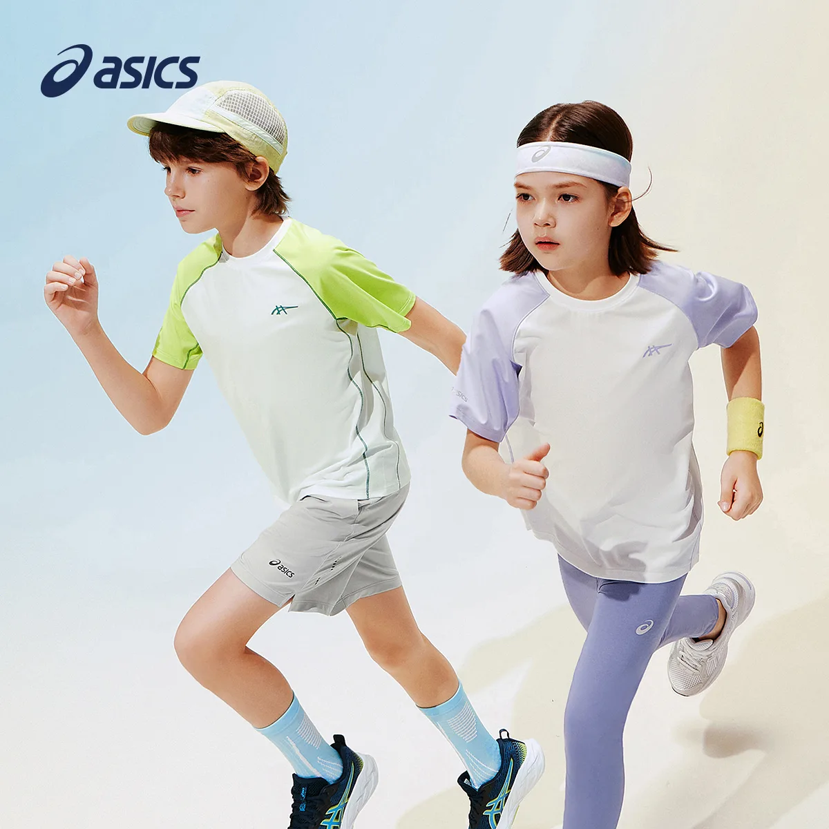 Футболка с круглым вырезом для школьников ASICS, 4017 Green — фото 4