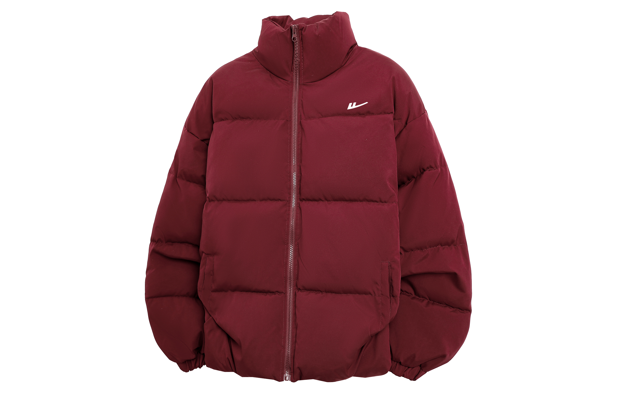 

Пуховик Unisex Stand Collar Thickened WARRIOR, maroon[free diy merch]