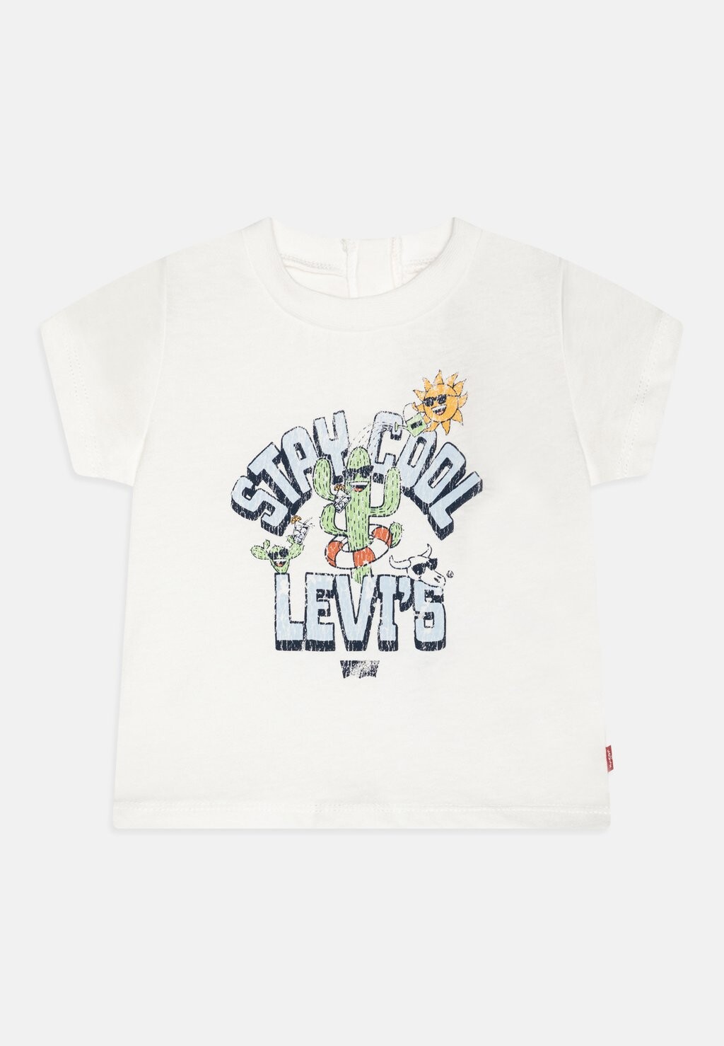 

Футболка с принтом STAY COOL TEE Levi's, цвет cloud dancer