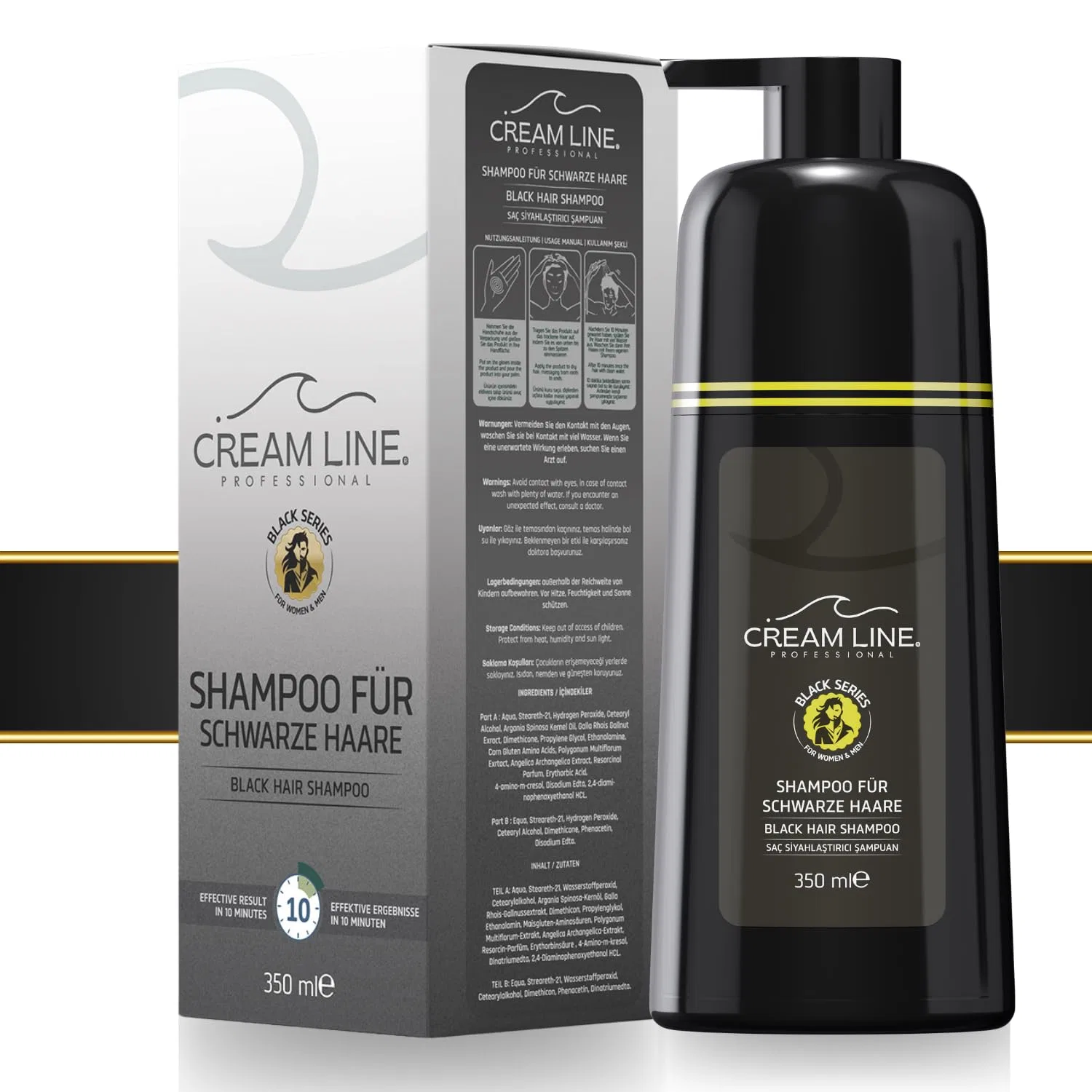Шампунь для черных волос Special Black Hair 350 мл от Cream Line Cream Line