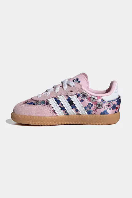 Кроссовки детские SAMBA OG Adidas Originals, розовый — фото 4