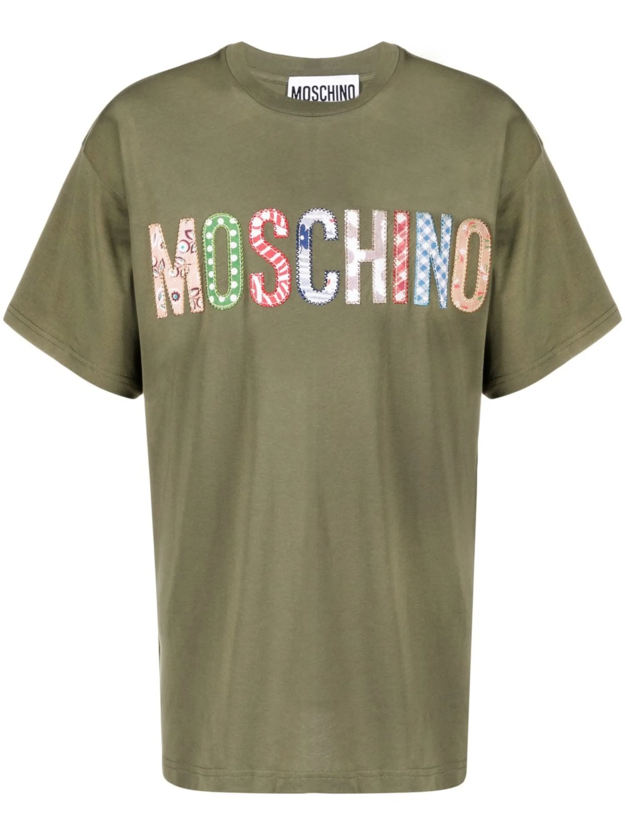 

Футболка с логотипом Moschino, зеленый