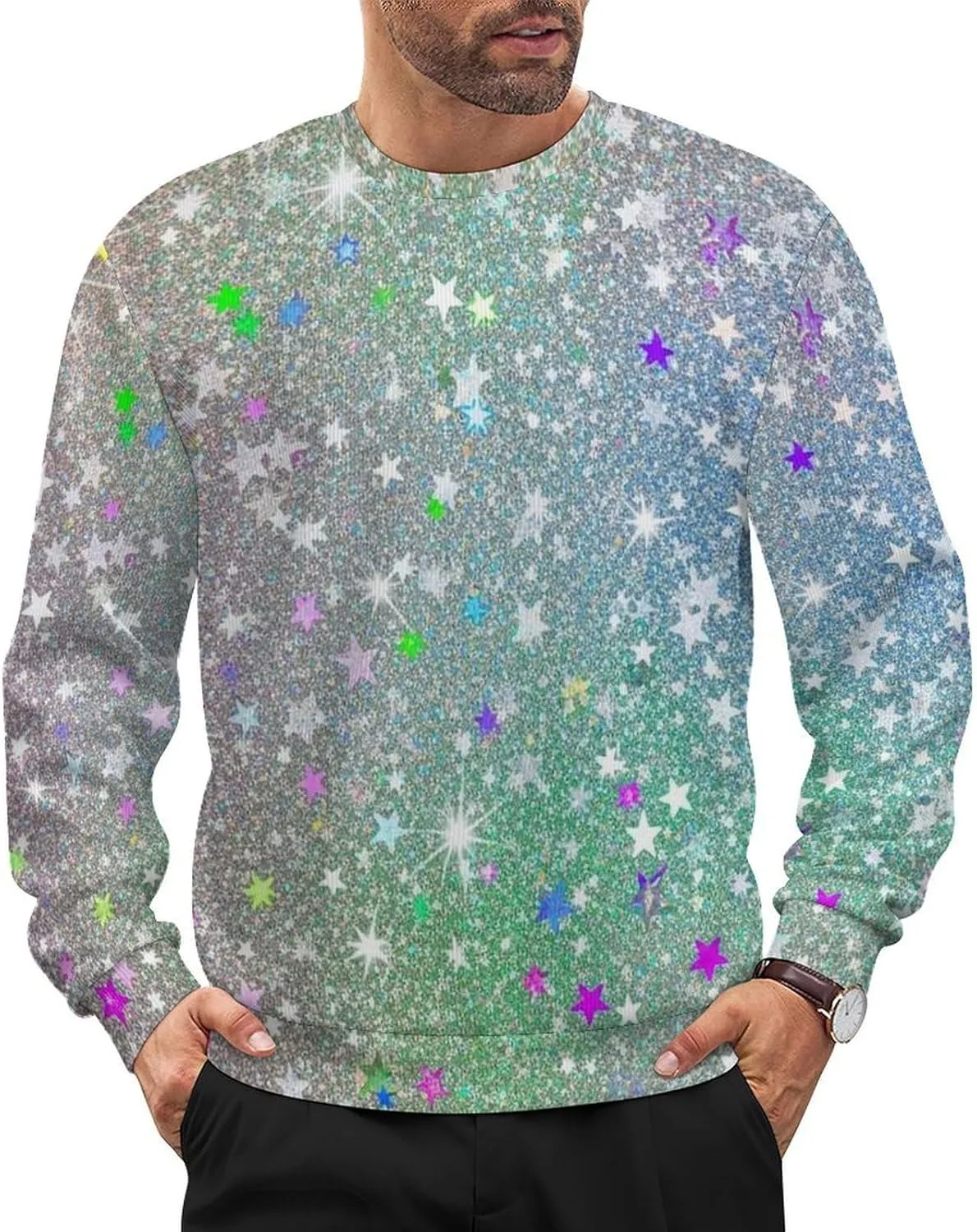 

Мужской свитер-пуловер с длинным рукавом, легкий, свободного кроя VAFZASC