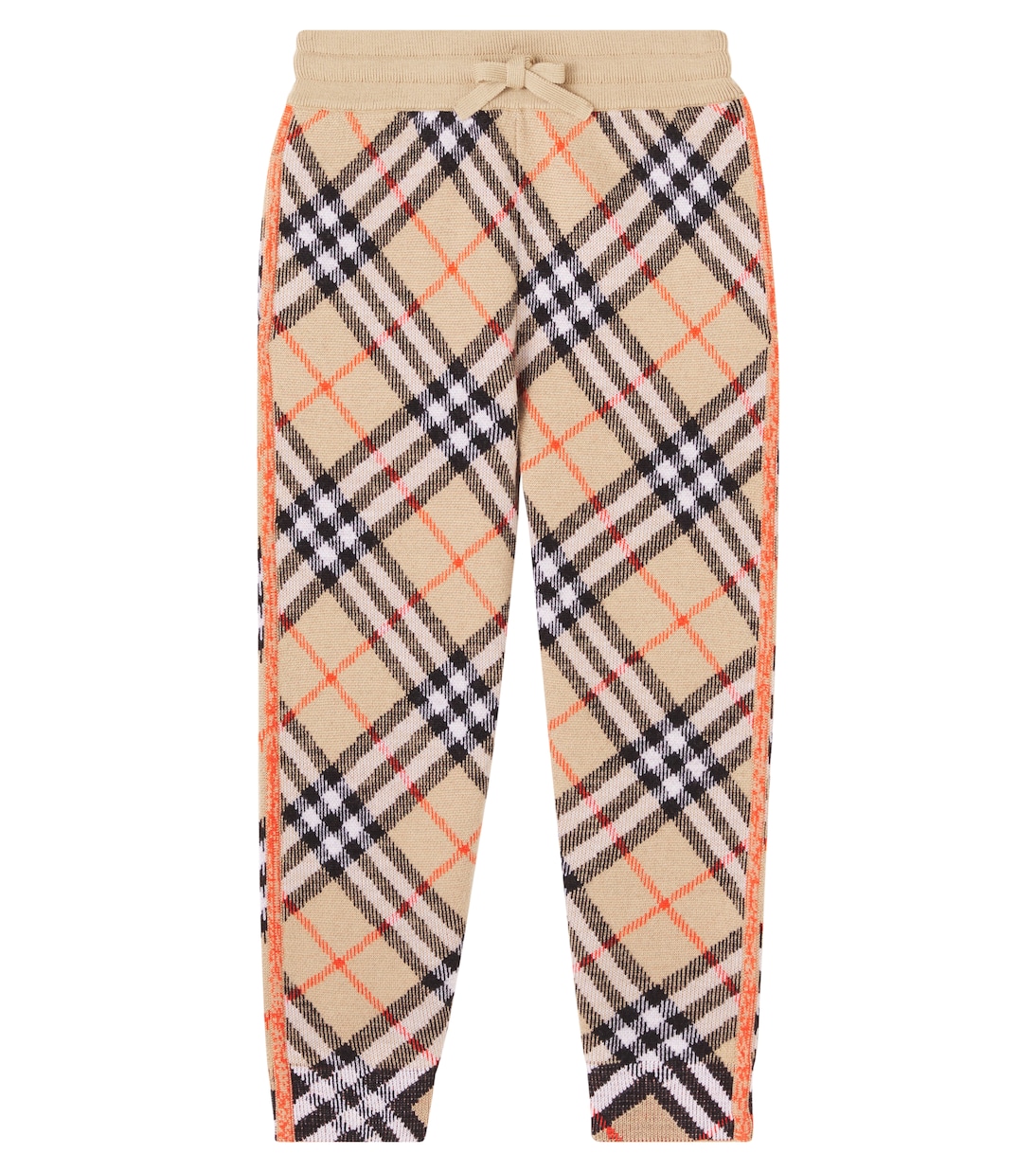 

Шерстяные спортивные брюки Burberry Check Burberry Kids, Sand Ip Check