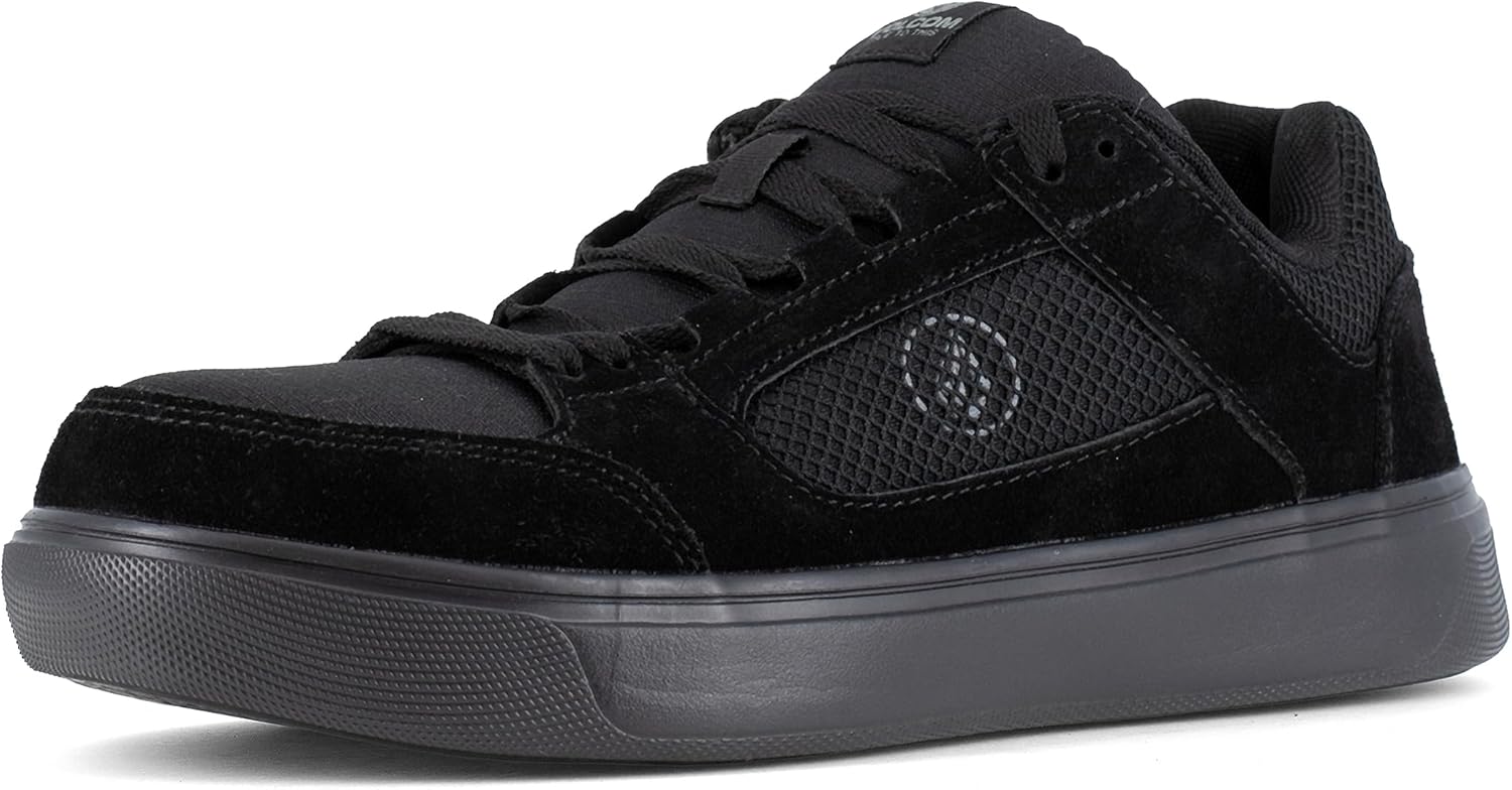 Мужские защитные кроссовки Volcom Evolve с усиленным носком - композитный носок - EH - SR, черный — фото 4