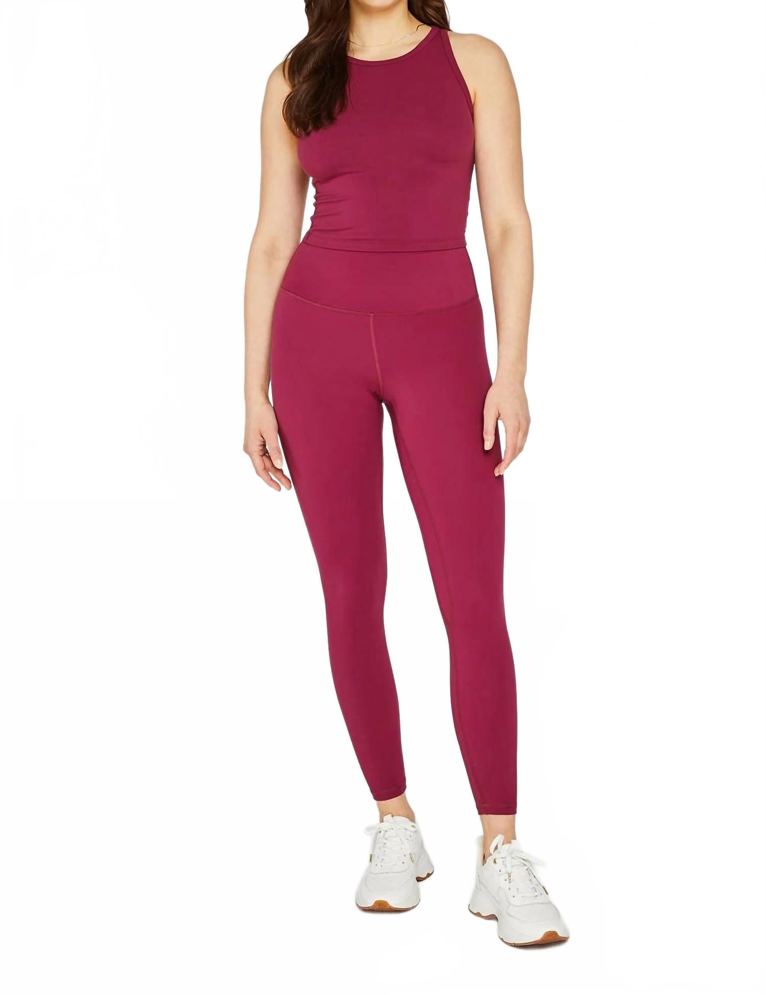 

Леггинсы Horizon High Rise розового цвета Gentle Fawn, розовый