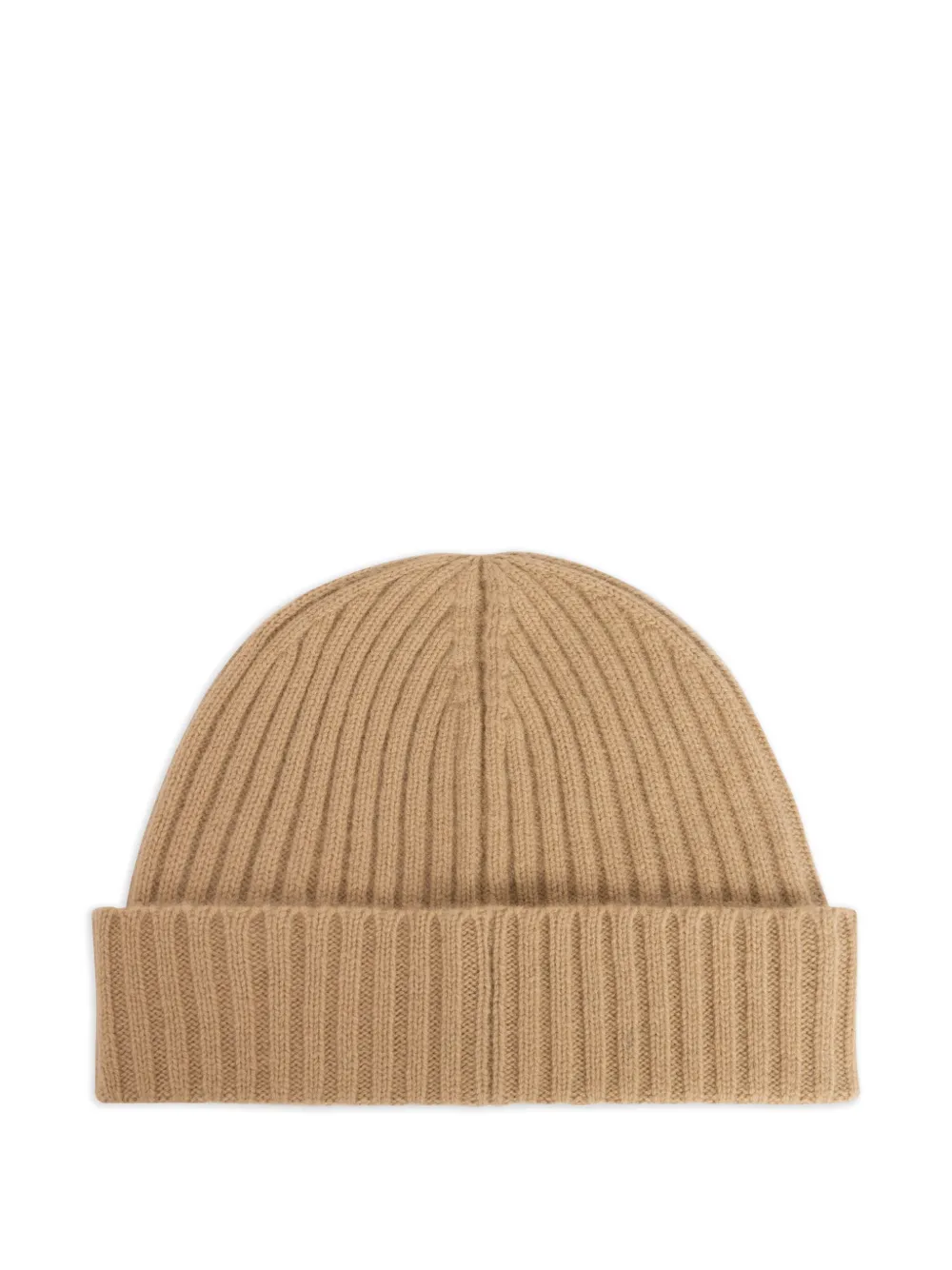 

Шапка бини в рубчик Fursac, коричневый