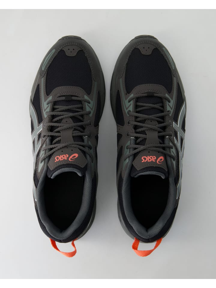 Кроссовки на шнуровке asics, черный — фото 4