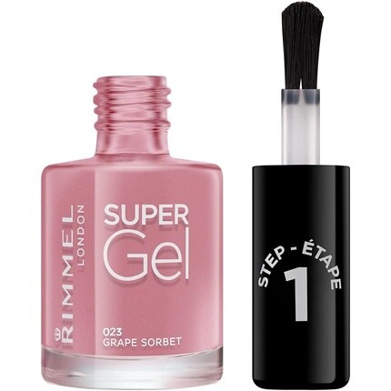Лак для ногтей London Super Gel от Kate Moss оттенок 12 Soul Session Nude Pearl-Effect Pink, Rimmel — фото 2