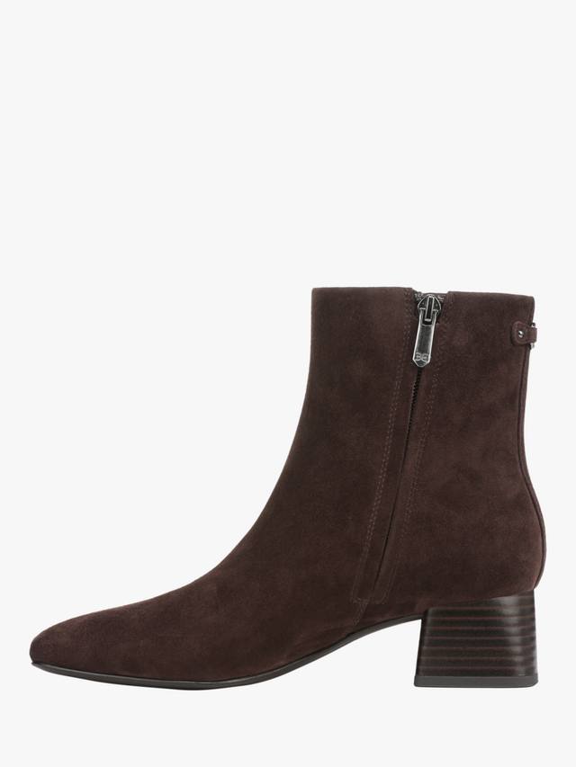 Paige кожаные ботинки на платформе с квадратным каблуком Sam Edelman, Dark Brown — фото 2