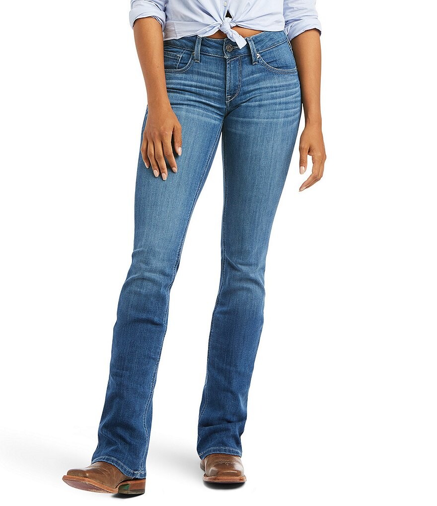 

Джинсы Ariat R.E.A.L Patricia со средней посадкой Bootcut Repreve из смесового хлопка, синий
