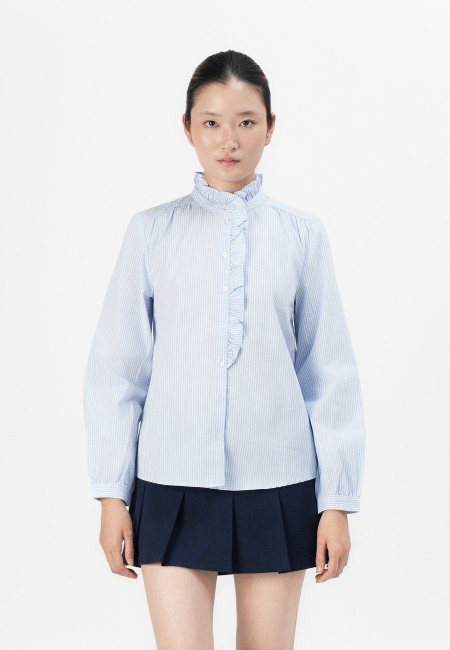 

Блуза JDY JDYMIO FRILL, Blue /Blue