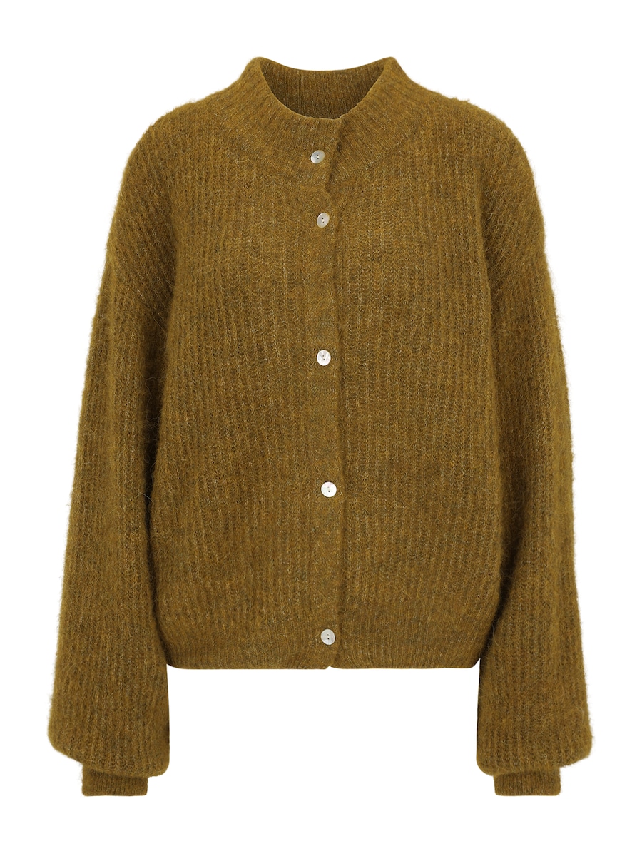 

Вязаный кардиган AMERICAN VINTAGE EAST, темно-зеленый